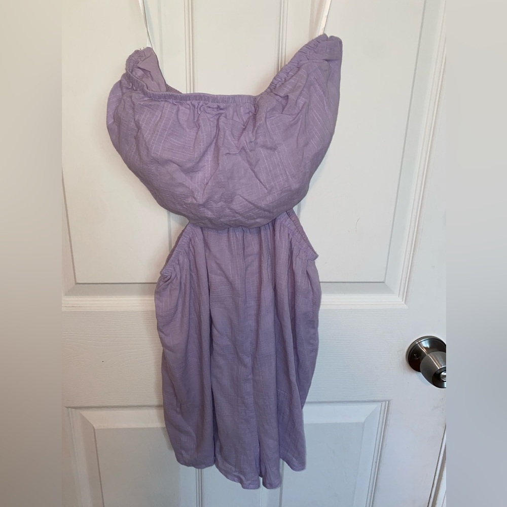 Princess Polly Lavender Romper with Side Cutouts